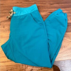 Figs Scrub Teal Zamora Pants